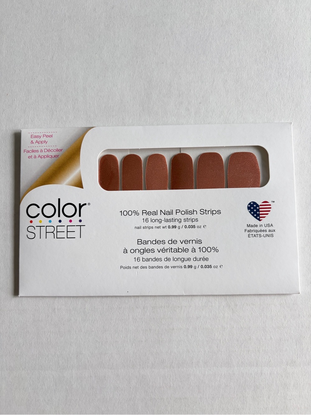 *Retired* Color Street: Moscow Or Never | Copper Penny Fall Shimmer Metallic - Picture 3 of 10
